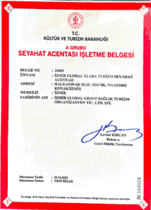 Seyahat Acentasi İşletme Belgesi